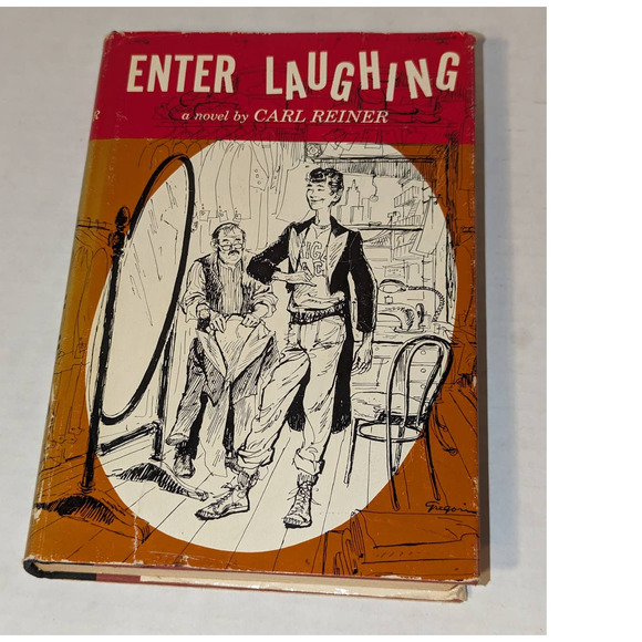 Vintage 1958 Enter Laughing HC Book Stated First Edition Simon & Schuster Rare - Picture 1 of 12
